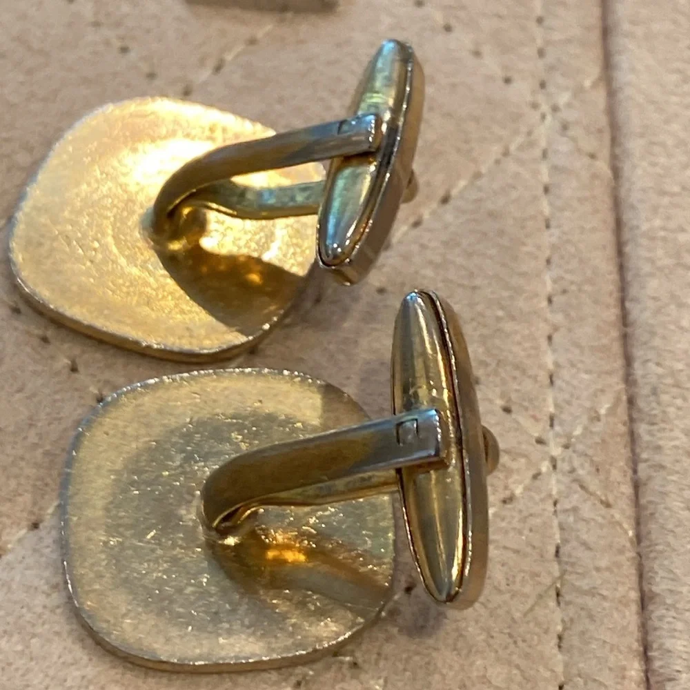 Vintage Gold-Tone Cufflinks